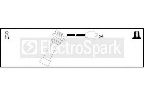 STANDARD OEK358 Комплект дротів запалювання