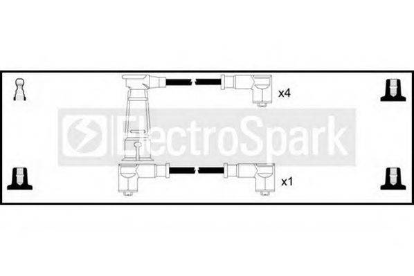 STANDARD OEK407 Комплект дротів запалювання