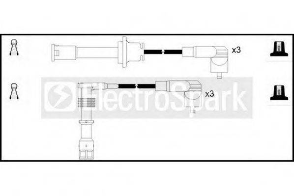 STANDARD OEK959 Комплект дротів запалювання