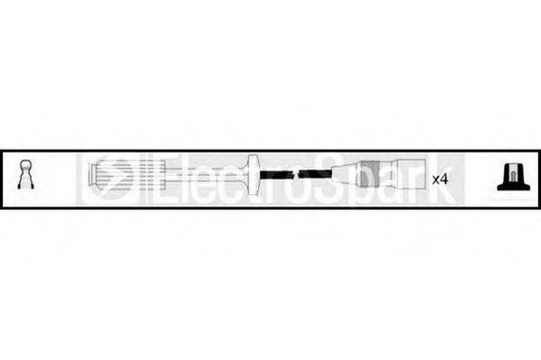 STANDARD OEK793 Комплект дротів запалювання