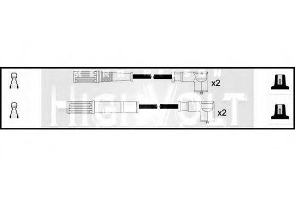 STANDARD OEF832 Комплект дротів запалювання