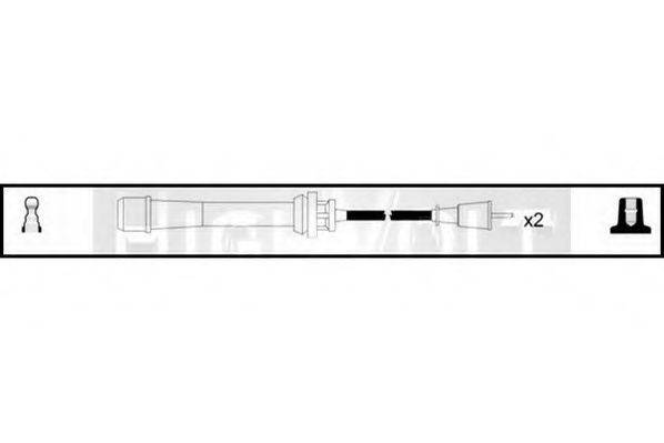 STANDARD OEF831 Комплект дротів запалювання