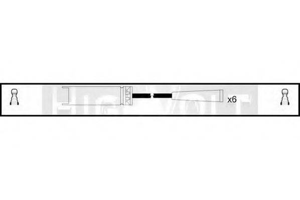 STANDARD OEF791 Комплект дротів запалювання