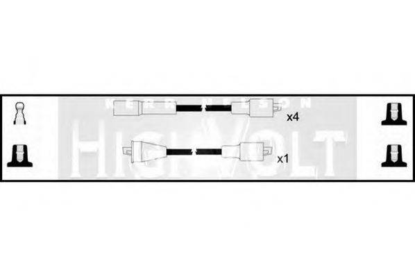 STANDARD OEF703 Комплект дротів запалювання