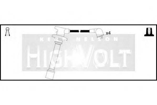 STANDARD OEF386 Комплект дротів запалювання