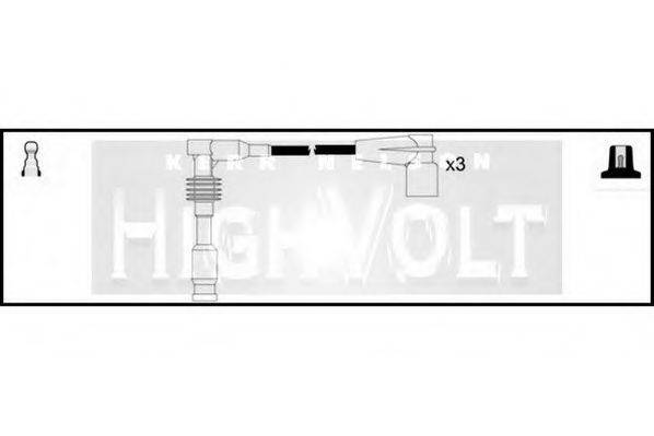 STANDARD OEF695 Комплект дротів запалювання