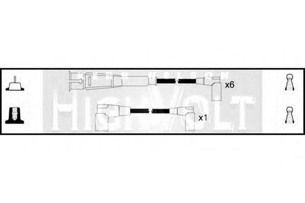 STANDARD OEF136 Комплект дротів запалювання