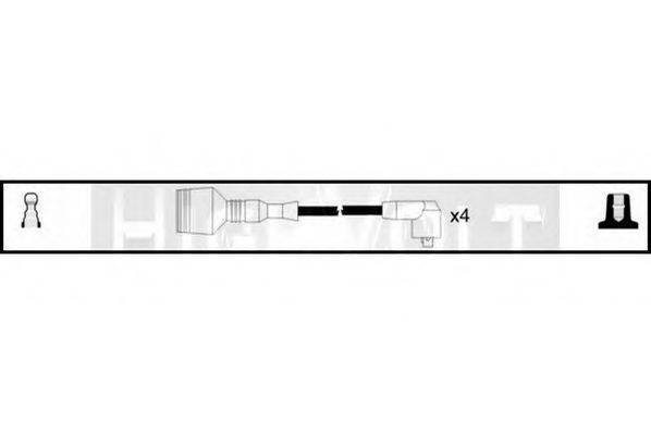 STANDARD OEF384 Комплект дротів запалювання