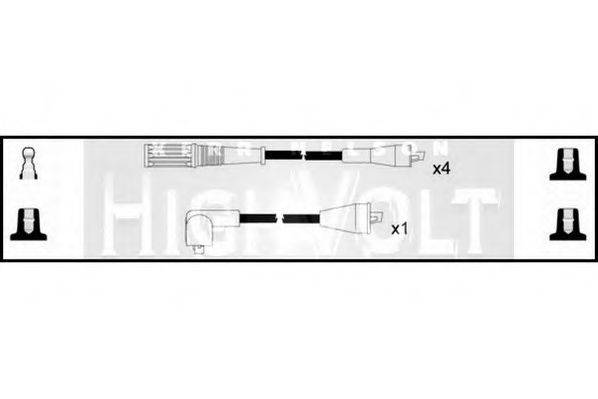 STANDARD OEF459 Комплект дротів запалювання