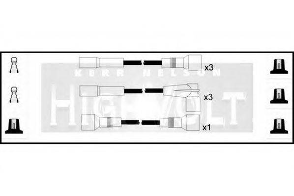 STANDARD OEF219 Комплект дротів запалювання