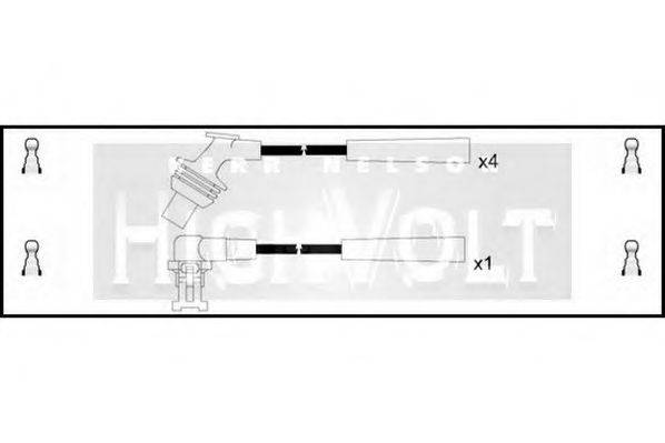 STANDARD OEF106 Комплект дротів запалювання