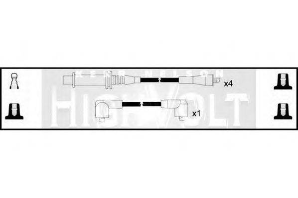 STANDARD OEF946 Комплект дротів запалювання