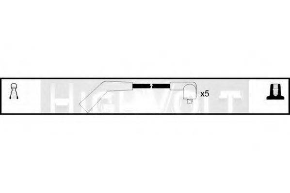 STANDARD OEF667 Комплект дротів запалювання