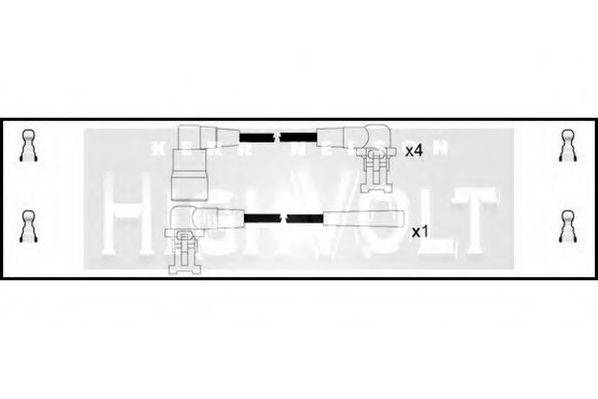 STANDARD OEF983 Комплект дротів запалювання