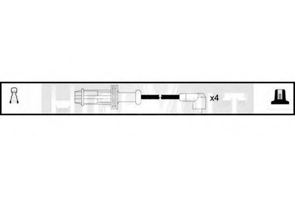 STANDARD OEF080 Комплект дротів запалювання