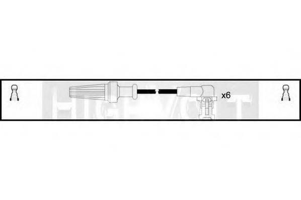 STANDARD OEF108 Комплект дротів запалювання