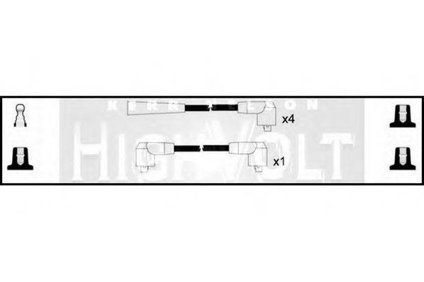 STANDARD OEF529 Комплект дротів запалювання