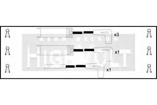 STANDARD OEF327 Комплект дротів запалювання