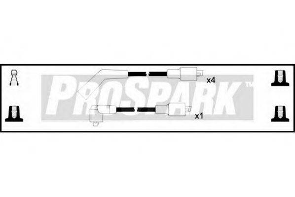STANDARD OES1180 Комплект дротів запалювання