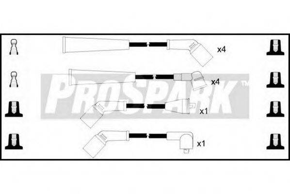 STANDARD OES1228 Комплект дротів запалювання