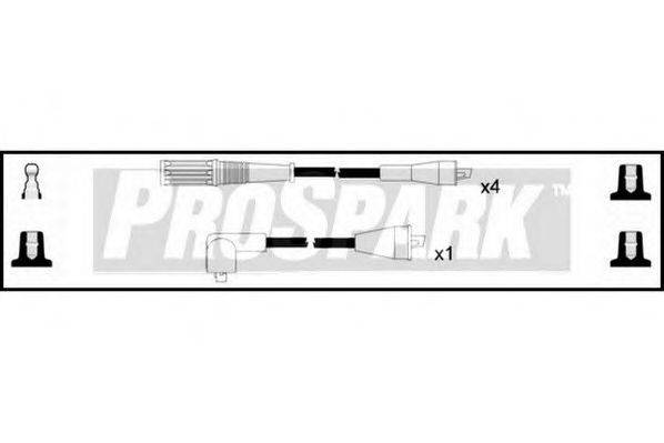 STANDARD OES333 Комплект дротів запалювання