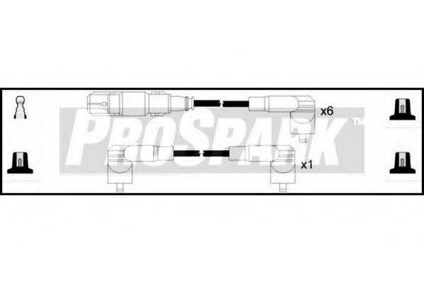 STANDARD OES528 Комплект дротів запалювання