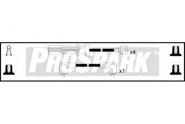 STANDARD OES877 Комплект дротів запалювання