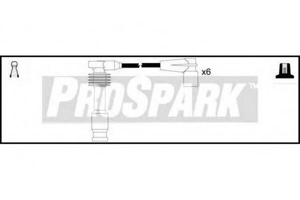 STANDARD OES898 Комплект дротів запалювання