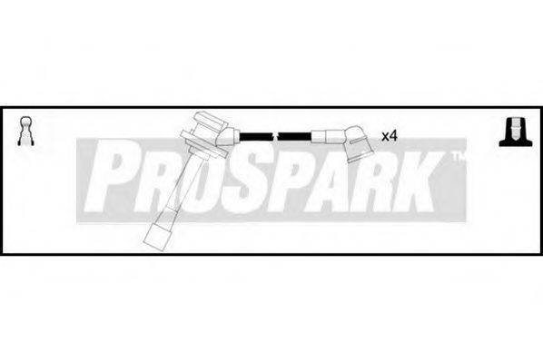 STANDARD OES992 Комплект дротів запалювання