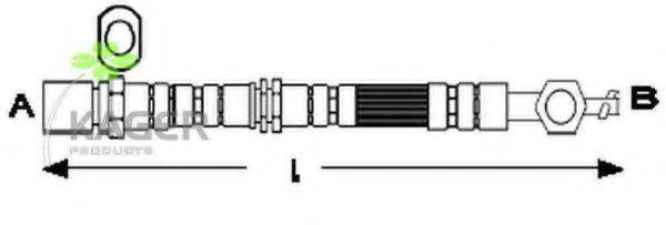 KAGER 380690 Гальмівний шланг