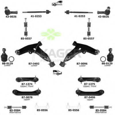 KAGER 800867 Підвіска колеса