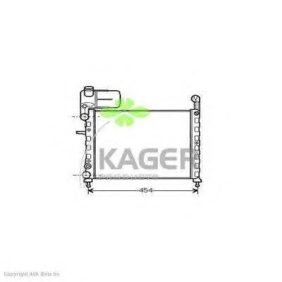 KAGER 310394 Радіатор, охолодження двигуна