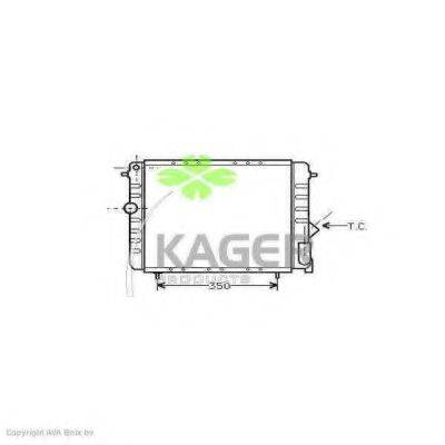 KAGER 310908 Радіатор, охолодження двигуна