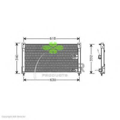 KAGER 945034 Конденсатор, кондиціонер