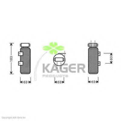 KAGER 945478 Осушувач, кондиціонер