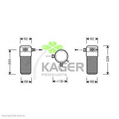 KAGER 945487 Осушувач, кондиціонер