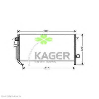 KAGER 945993 Конденсатор, кондиціонер