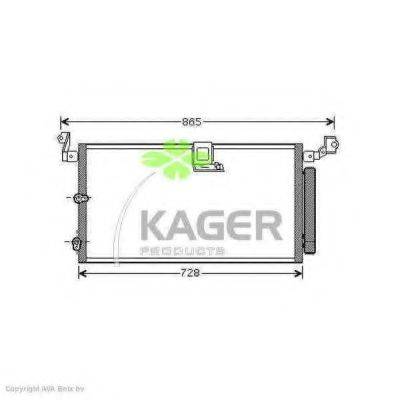 KAGER 946243 Конденсатор, кондиціонер