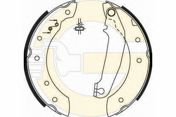 GIRLING 5162331 Комплект гальмівних колодок