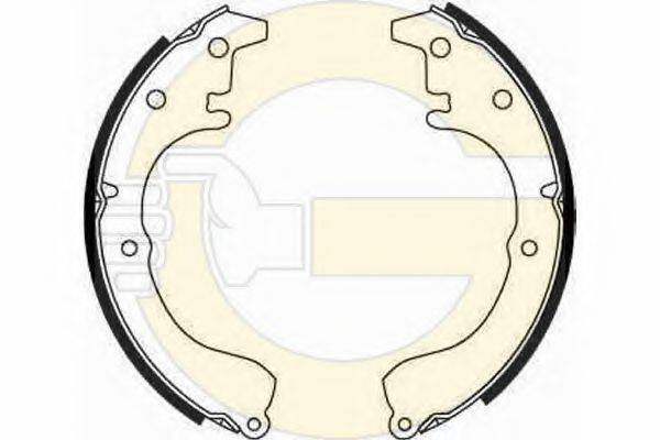 GIRLING 5180899 Комплект гальмівних колодок