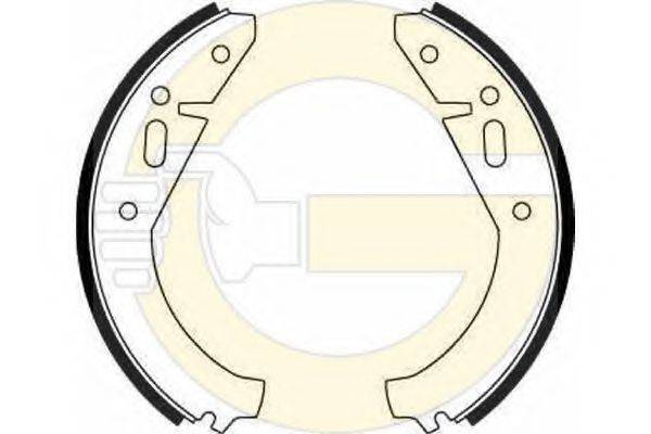 GIRLING 5181419 Комплект гальмівних колодок