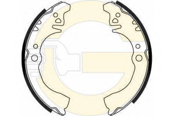 GIRLING 5182819 Комплект гальмівних колодок