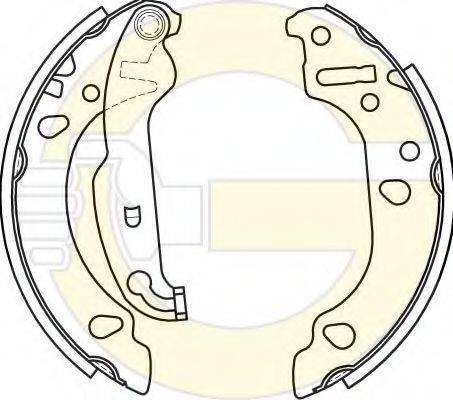GIRLING 5184536 Комплект гальмівних колодок