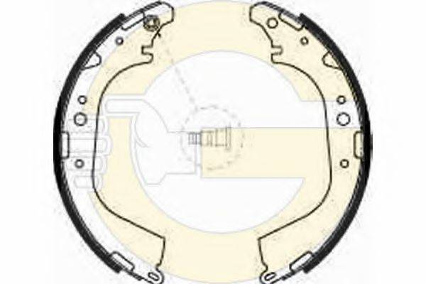 GIRLING 5185019 Комплект гальмівних колодок