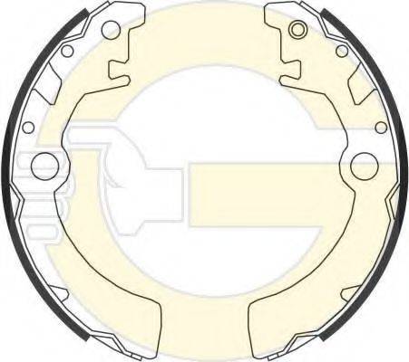 GIRLING 5186519 Комплект гальмівних колодок