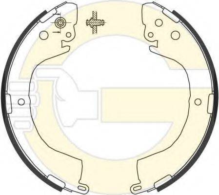GIRLING 5186919 Комплект гальмівних колодок