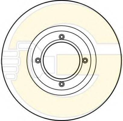 GIRLING 6019953 гальмівний диск