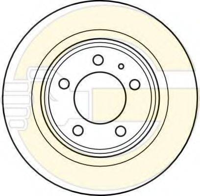 GIRLING 6041364 гальмівний диск