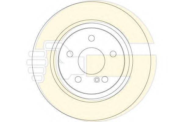 GIRLING 6062772 гальмівний диск