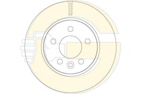 GIRLING 6064821 гальмівний диск